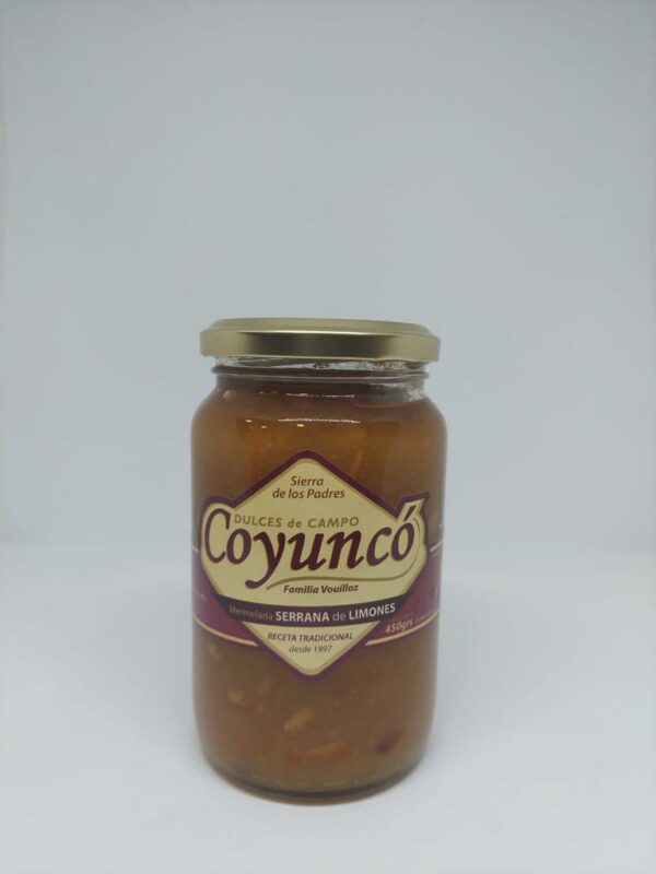 Mermelada Serrana de Limones - Coyuncó